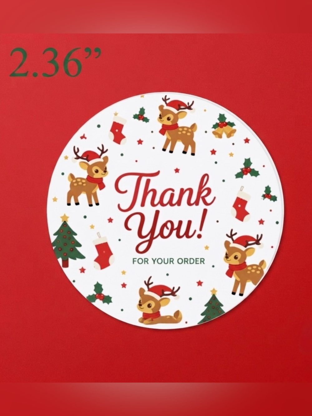 144PC Bundle: 25 10x13 Poly Mailers & 119 Thank You Stickers Shipping Bundle - Picture 8 of 10